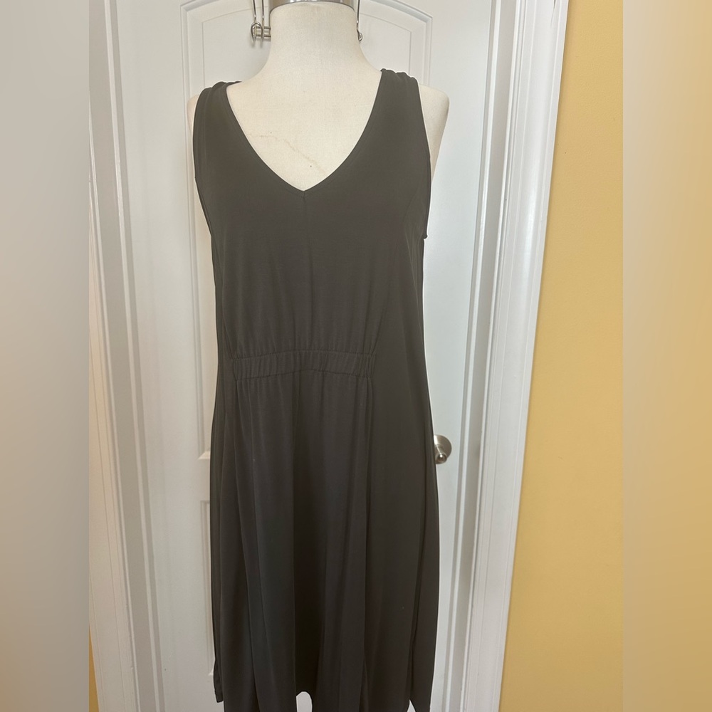 Anthropologie COA California Women’s large black Shift Dress LBD Large